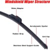 OFIG UTV Wiper Kit Hand Operated Manual Windshield Compatible with...