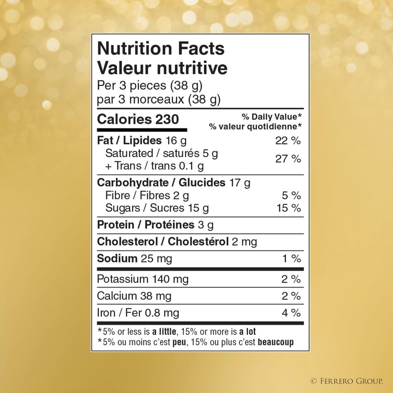 FERRERO ROCHER Fine Hazelnut Milk Chocolate Gift Box, 48 Count,