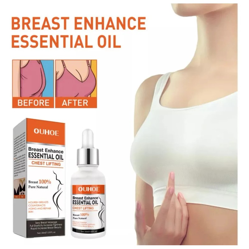 - Aceite Esencial For Estirar El Pecho, Embellecimiento De
