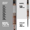 Harrows Toro 90% Tungsten Steel Tip Darts Set 22g, 23g,