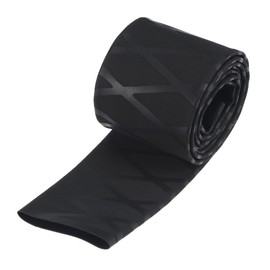 sourcing map Shrink Tube for Fishing Rod Handles, 35 mm Diameter, 57 mm, Flat 3.3 ft 1.8:1 Black