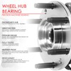 DNA MOTORING OEM-WHA-0009 Front Wheel Bearing Compatible with 03-22 4Runner