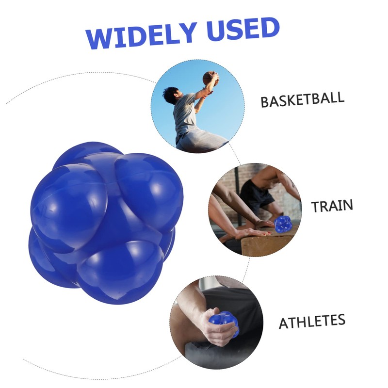SHOWERORO Workout Ball Large Hexagonal Reaction Ball Agile Training Equipment