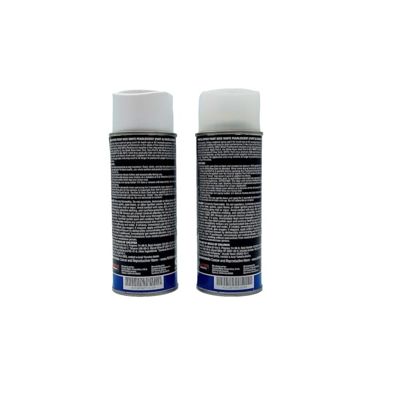 YAMAHA Original OEM Yamalube ACC-MRNPT-0C-EA and ACC-MRNPT-0C-EB White Pearlescent/Clear Coat