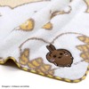 Chiikawa Towel Handkerchief, Yellow, Rabbit 41-1270080, Approx. 9.8 x 9.8