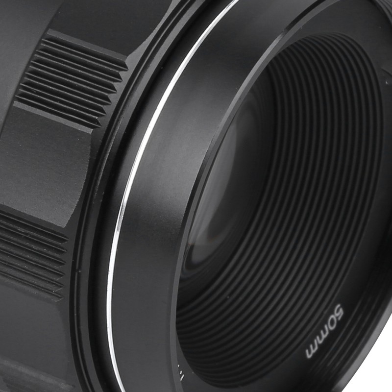 NEWYI 50mm F1.8 M4/3 Mount Large Aperture Portrait Manual Lens