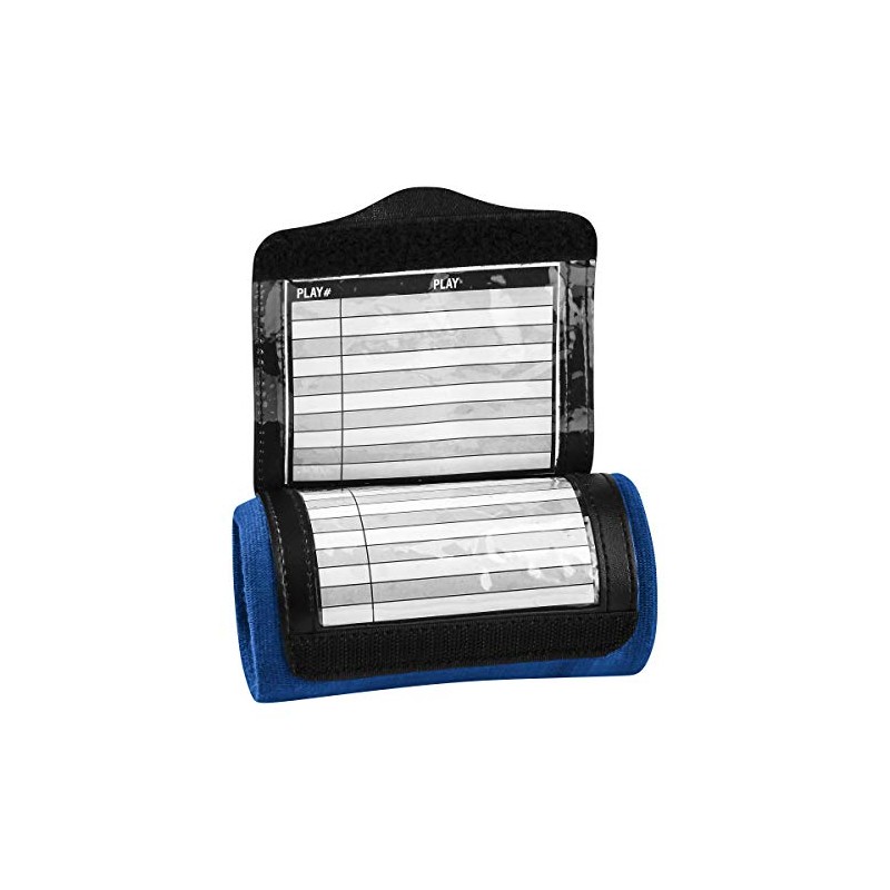 CHAMPRO Triple Wristband Playbook, Pee Wee, Royal (AF50PWRY)