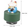Music Box Round Shape Fortune Cat Style Pleasing Melody Exquisite