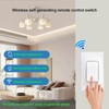 Bkiyougo 2 Pack Wireless Light Switch and Receiver Kit No