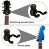 2pcs Guitar Metal Hook Guitar Hanger Display Hanger for Ukulele