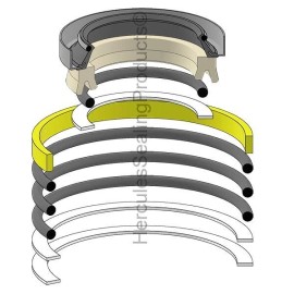 Hercules 19000-58199 Hydraulic Arm Cylinder Seal Kit Fits Takeuchi Excavator TL26 TL126