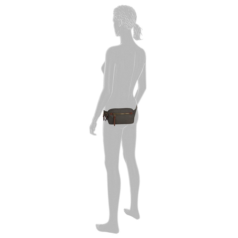 camel active Bari Women's Belt Bag Bum Bag, Green, 000100