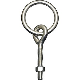 Stanley National Hardware 2061BC 3/8" x 3-3/4" Zinc Plated Hitch Ring w/Bolt