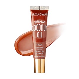 Ruby Kisses Broadway Lip Gloss Vita-Lip Tinted Lip Gloss Set, Non-Sticky Formula Long-Lasting, Moisturizing, Soothing, Super Glossy Lip Gloss with Coconut Oil 3pack (Cocoa, Butter, Chocolate)