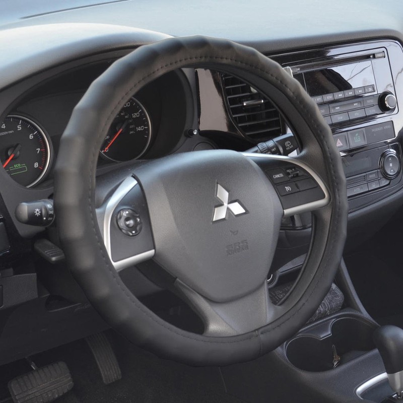 Motor Trend Ergonomic Grip Steering Wheel Cover/Protector for Small Size