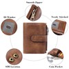 GOIACII Small Wallet Women RFID Blocking Trifold Clutch Ladies Credit