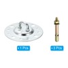 PATIKIL 202lbs 115mm Steel Ceiling Hooks, Ceiling Fan Hook Pad