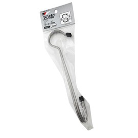 Waki Sangyo Stainless S-Ring Cross Drying Rod Height Adjustment Laundry Drying 2-Pack Silver Upper Diameter 1.3 inches (33 mm) x Lower Diameter 1.6 inches (40 mm) x Length 7.9 inches (200 mm) SS-110