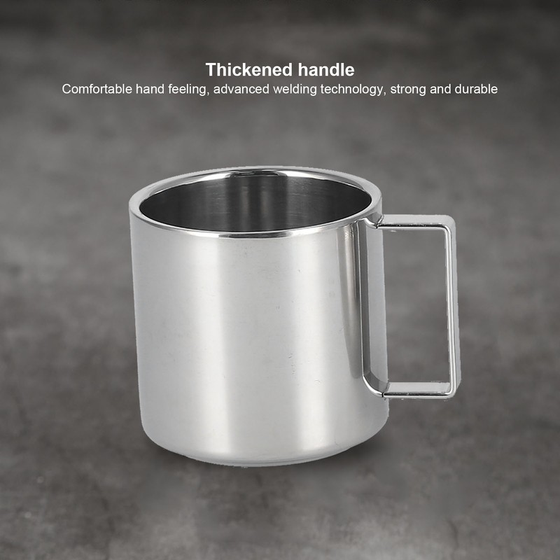 3PCS/Set Insulated Coffee Cup Set Stainless Steel Double Walled Mugs