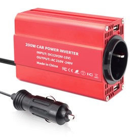 Wechselrichter 12V 230V 200W 2 USB Spannungswandler Kfz-Zigarettenanzünder-Adapter