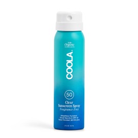 COOLA COOLA Organic Sunscreen SPF 50 Sunblock Spray, Dermatologist Tested Skin Care for Daily Protection, Vegan and Gluten Free, Fragrance Free, 2 Fl Oz