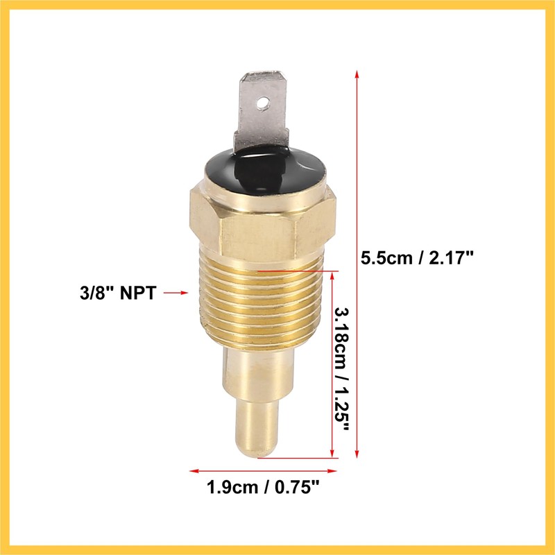 REPAIROCK Universal Automotive Radiator Engine Cooling Fan Temperature Thermo Sensor