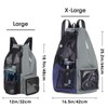 WANDF Swim Bag Mesh Drawstring Backpack with Wet Pocket Beach