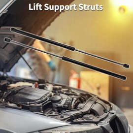 TUCKBOLD Lift Supports Struts for Toyota Corolla 2019-2023 Front Hood Gas Spring Black with Mounting Bracket,Gasket 2Set