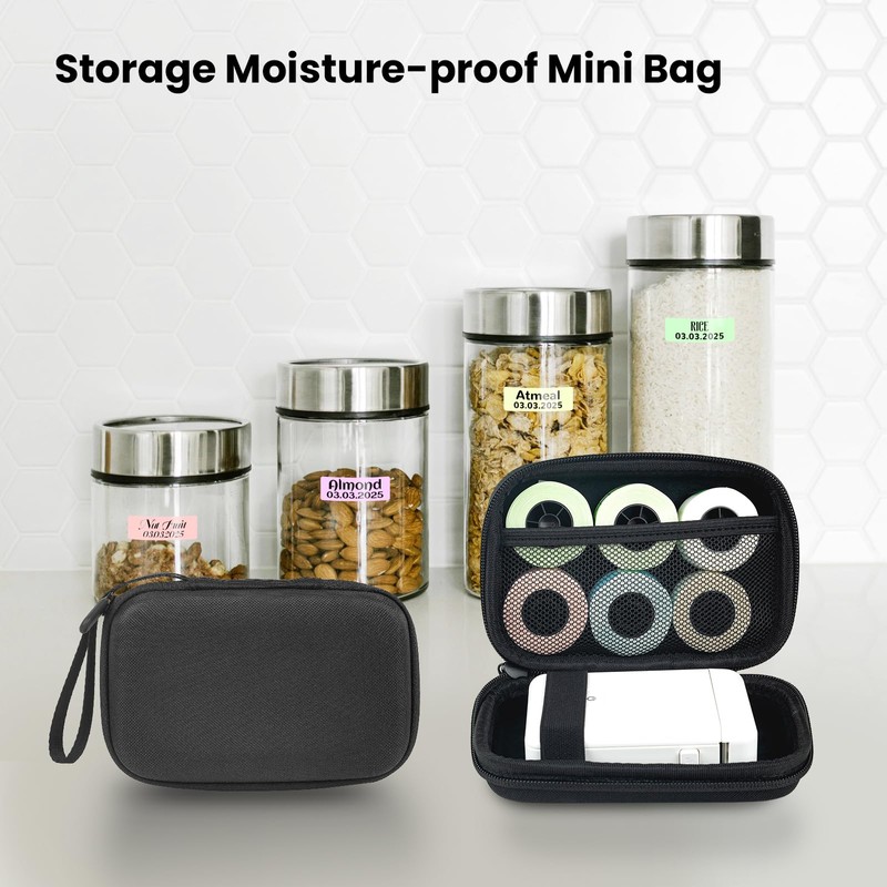 vretti Label Maker Case for HP2 Label Printer, Travel Bag