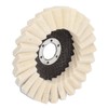 2Pcs 5in Grinding Disc Wave Shape Wool Felt Polishing Wheel