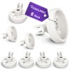 Viоks.pro Dishwasher Wheels 8 Pieces Replacement for Bosch 00066320 -