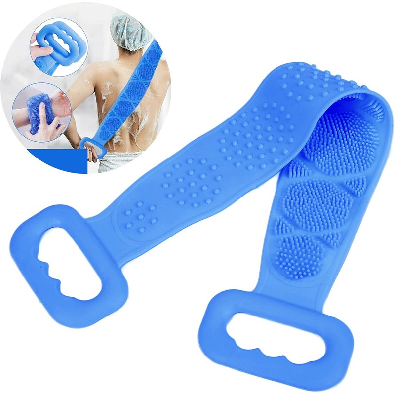 Cepillo Corporal de Silicona Ymiko Doble Cara para Espalda y