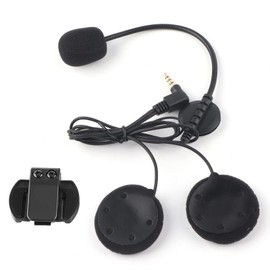 Motorcycle Bluetooth Headset Kit, Bluetooth Headset Headphone Microphone for V4/V6 Motorcycle Helmet Intercom Accessories.-for motorcycle helmet headset with 3.5mm jack intercom v6 riders interc