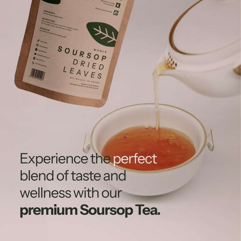 Organic Soursop Leaves | 100% Natural Dried Graviola Whole Leaves