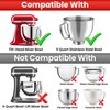 Silicone Mixer Bowl Cover - Mixer Splatter Guard Lids for