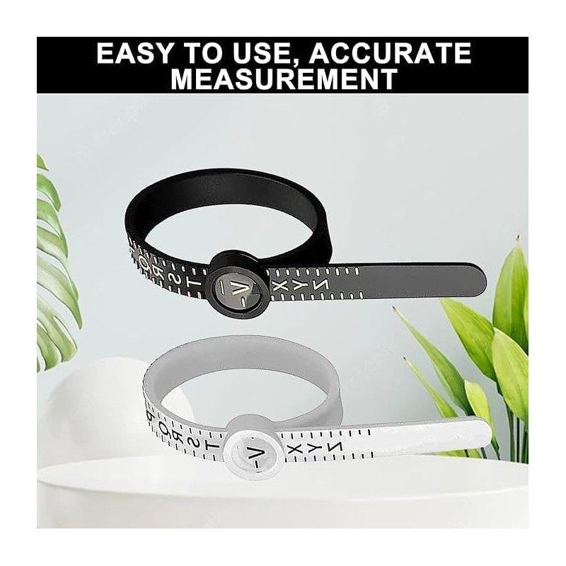 2 Pcs Adjustable Ring Sizer UK – Ring Measurement Tool
