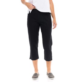 On The Go Capri in Textured Peruvian Cotton by Escape by Habitat Clothes