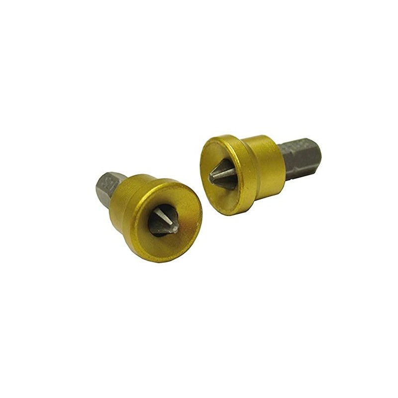 Faithfull FAISBPH2DW Drywall Screwdriver Adaptor and PH2 Bits. Pack of