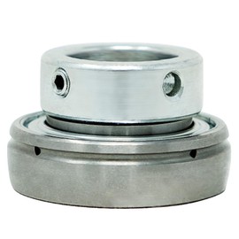 MAPLE ACE SA206-20 Insert Bearing 1-1/4" Bore, Spherical OD with Eccentric Locking Collar and Lubrication Hole