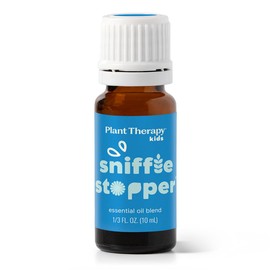 Plant Therapy KidSafe Sniffle Stopper Essential Oil Blend 10 mL (1/3 oz) Respiratory Support Blend 100% Pure, Undiluted, Natural Aromatherapy, Therapeutic Grade