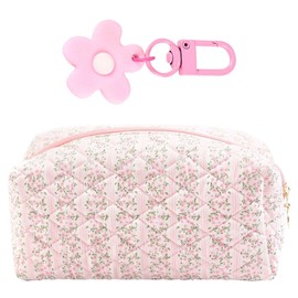 1 Cosmetic Bag, 1 Hanging Flower Decoration, Cotton Flower Bag, Large Capacity Storage Bag, Practical Storage Bag for Cosmetics