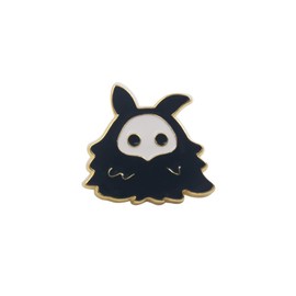 Genshin Impact Hutao Brooch Pin - Hutao Characters Cosplay Enamel Brooch Lapel Pin - Gift for Fans, Women and Girls (Abyss Mage Black)