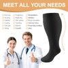 DRESHOW Compression Stockings Plus Size for Men and Women Compression