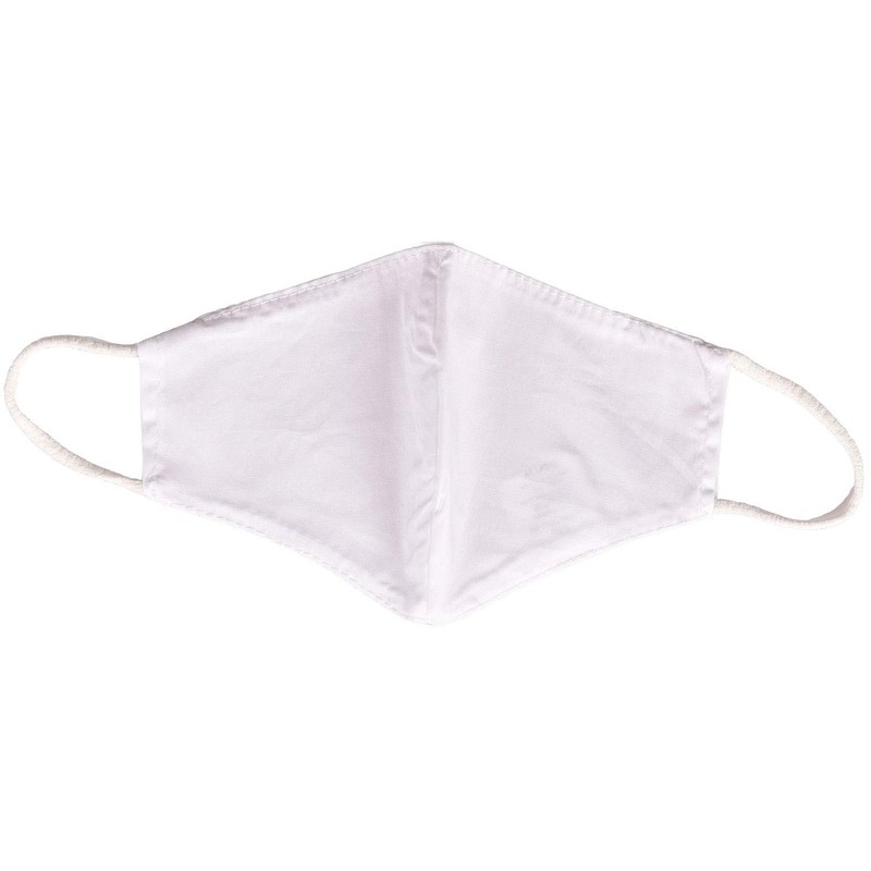 styleBREAKER Unisex Cotton Fabric Mask, Plain, Double Layer, Reusable, Washable,