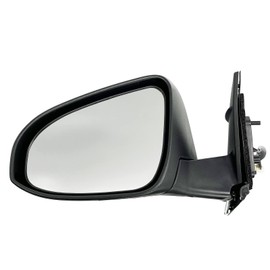 APA Replacement for Exterior Rear View Mirror 2016 2017 Camry LE SE XLE XSE Hybrid Power Heated with Blind Spot Detection Smooth Black Cap Passenger Right Side 8790106051 TO1321375
