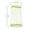 Nicola Spring 2x Multi Stripe 157cm x 87cm Deluxe Cotton