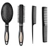Takitaki hairbrush comb 4-piece set, Takitaki hairbrush comb 4-piece set, roll comb+paddle comb+cut comb+tail comb, 1 piece / 타키타키 헤어브러쉬 빗 4종세트, 타키타키 헤어브러쉬 빗 4종세트, 롤빗+패들빗+커트빗+꼬리빗, 1개