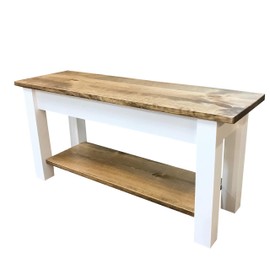 Ezekiel and Stearns Ambler Bench with Shelf (48)