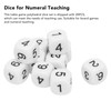 Dice Learning Aid, 20PCS Multipurpose Plastic Polyhedral Dice Set for