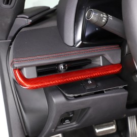 carmotion88 Red Dry Carbon Dashboard  Trim Strip Accessories Cover For Corvette C8 2020-2024